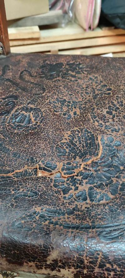 Rénovation chaises de SàM en cuir